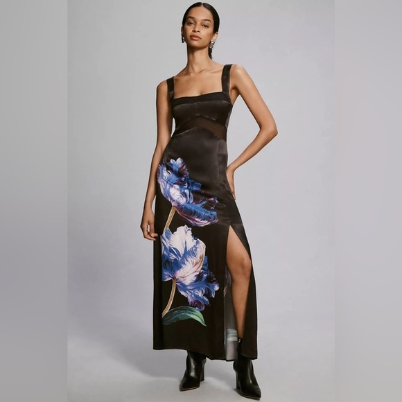 Anthropologie Dresses & Skirts - NWT By Anthropologie Sleeveless Floral Slim Maxi Dress